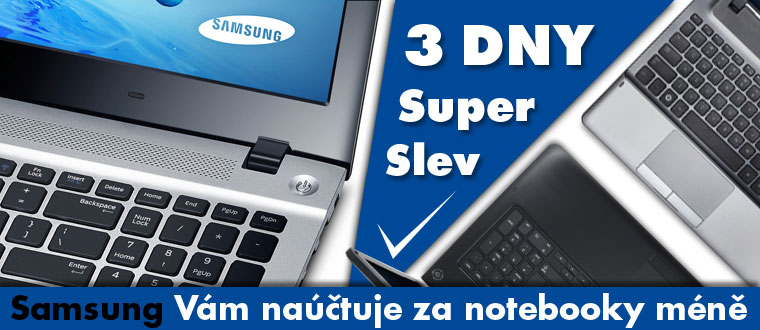 Samsung Vám naučtuje za notebooky méně
